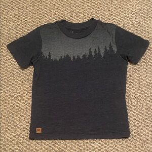 tentree Kids Navy Forest Silhouette Tee